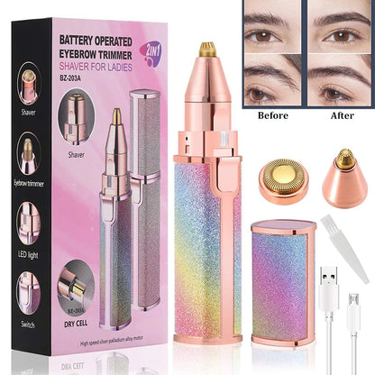 Eyebrows Epilator Painless Eyebrow Shaver