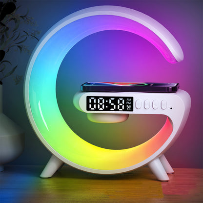 G Shape Lamp With Clock